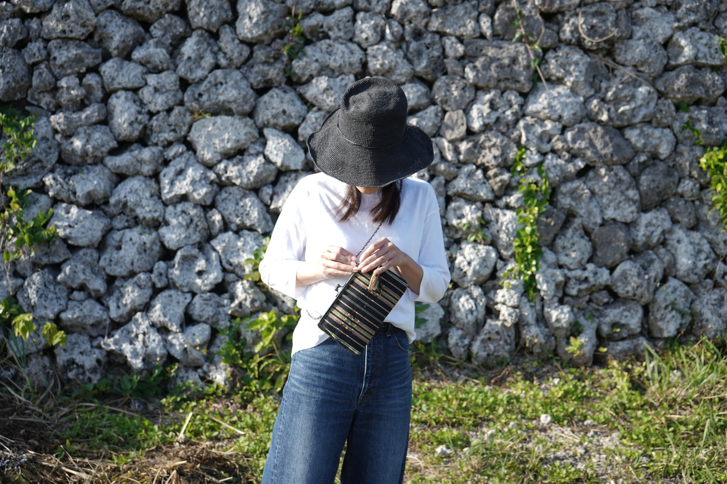 shuriori minibag dark blue