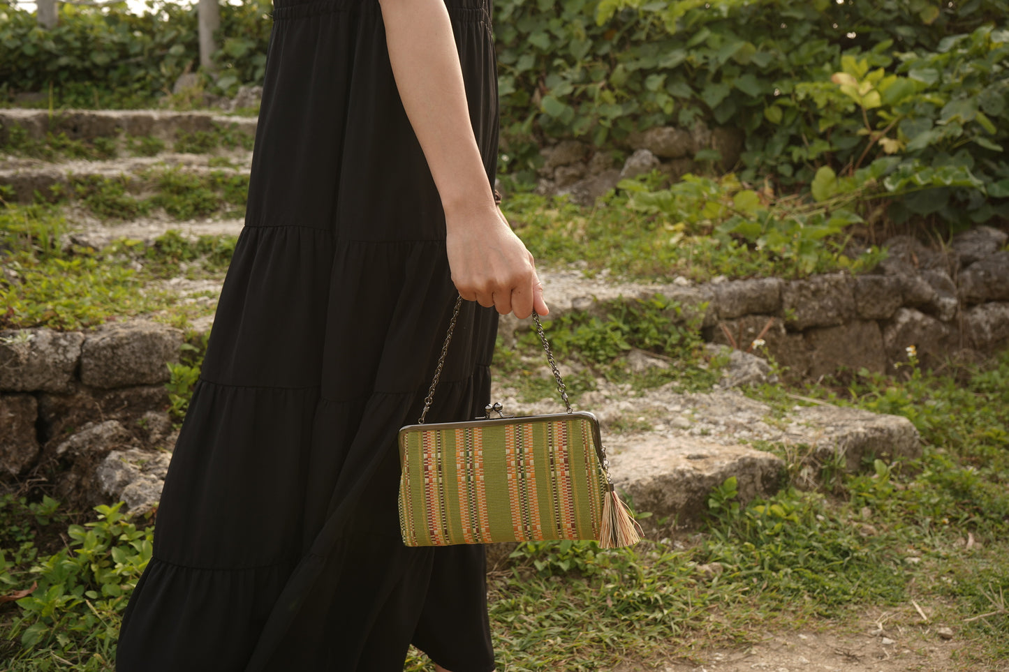 shuriori minibag yellow-green [limited edition]