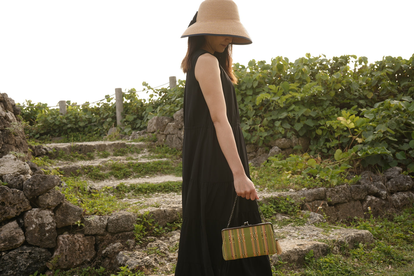 shuriori minibag yellow-green [limited edition]